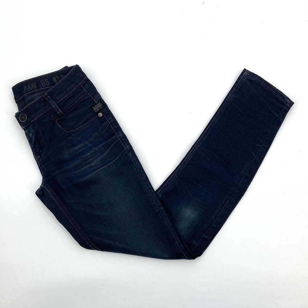 G-STAR Raw Denim Women's New Radar Dark Wash Skinny Jeans Size 25